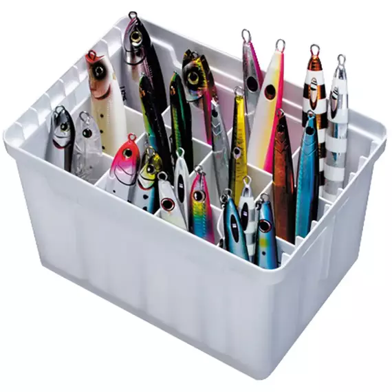 Коробка Meiho Inner Stocker Bm-12L 269x187x177mm к:white, фото , изображение 2